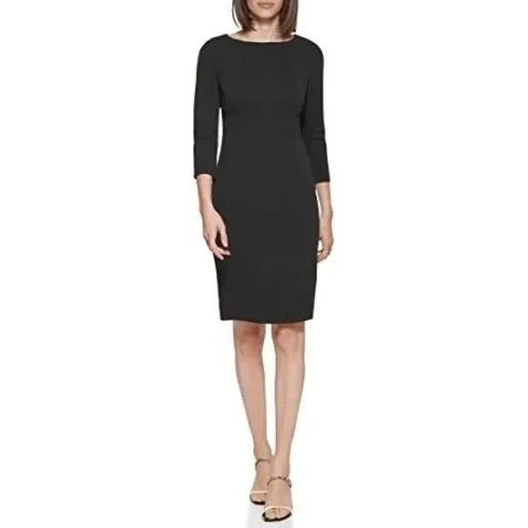 Ann Taylor Dresses Ann Taylor Womens Shift Midi Dress 34